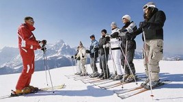 Ski Instructor at work