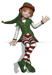 The Christmas Elf from an Elf's Tale